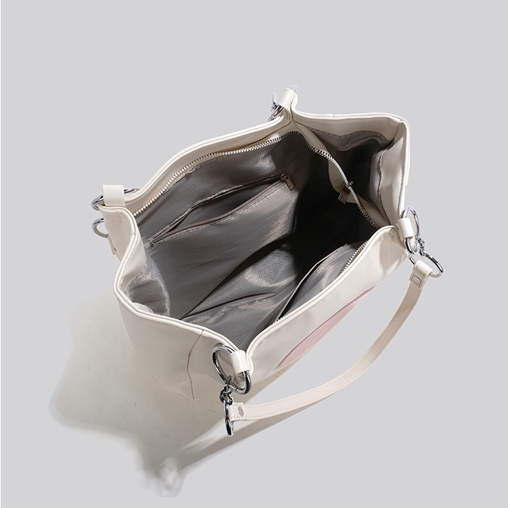 🌸Hàng Order🌸 Túi Xách Nữ CEEKAY Da Mềm Trơn Đính Trái Tim Quai Da Đeo Sang Chảnh Nữ Tính 🌸Hàng Quảng Châu