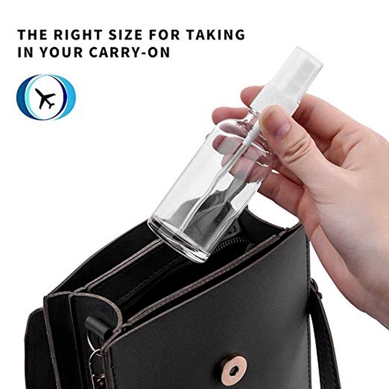 Bình Xịt Nước Hoa Rỗng Bằng Nhựa Trong Suốt 5/10/20/30/50/80/120/150/200/250ml