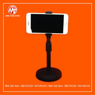 Giá Đỡ Điện Thoại Kẹp Điện Thoại Livestream Xem Video Xoay 360 Độ
