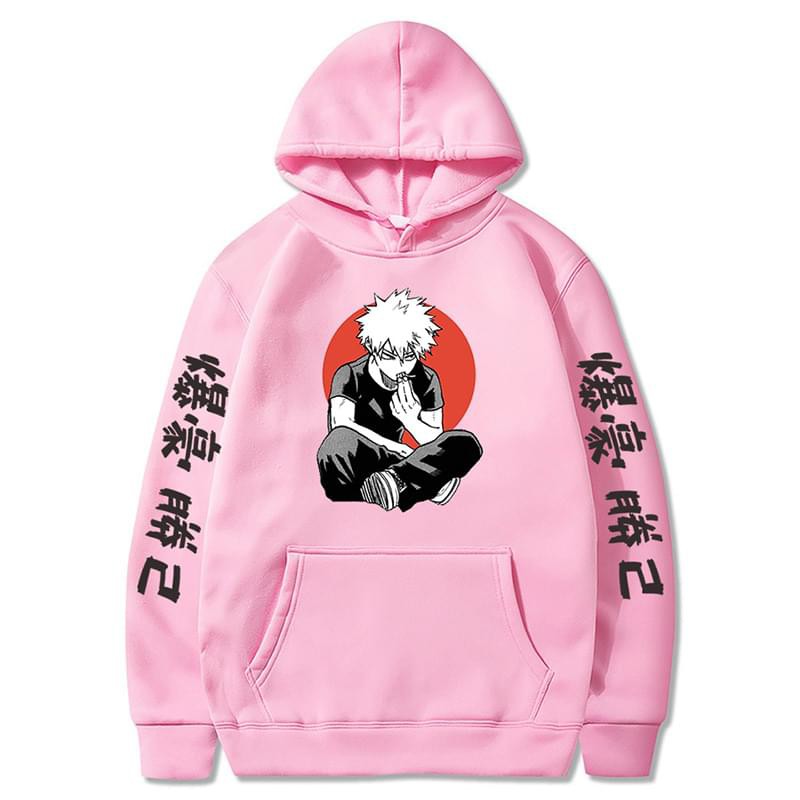 Áo Hoodie My Hero Anime in hình Bakugou Katsuki Áo Nỉ Nam Nữ Harajuku | BigBuy360 - bigbuy360.vn