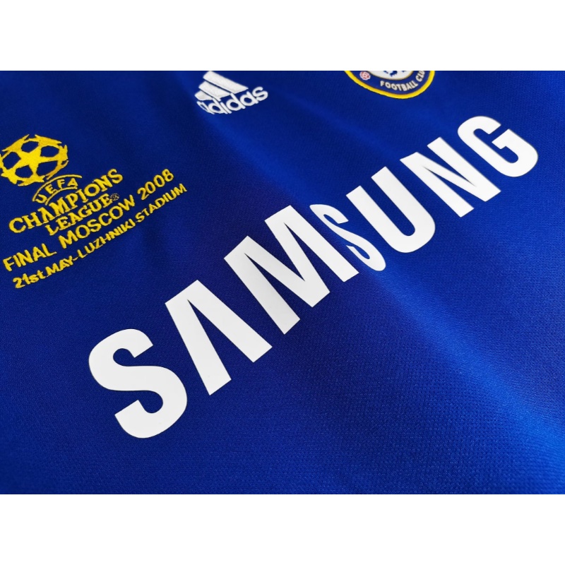 Áo Thun Thể Thao Bóng Đá Đội Nhà Chelsea Mùa Giải 2008 / 09 Size S-XXL Cho Nam