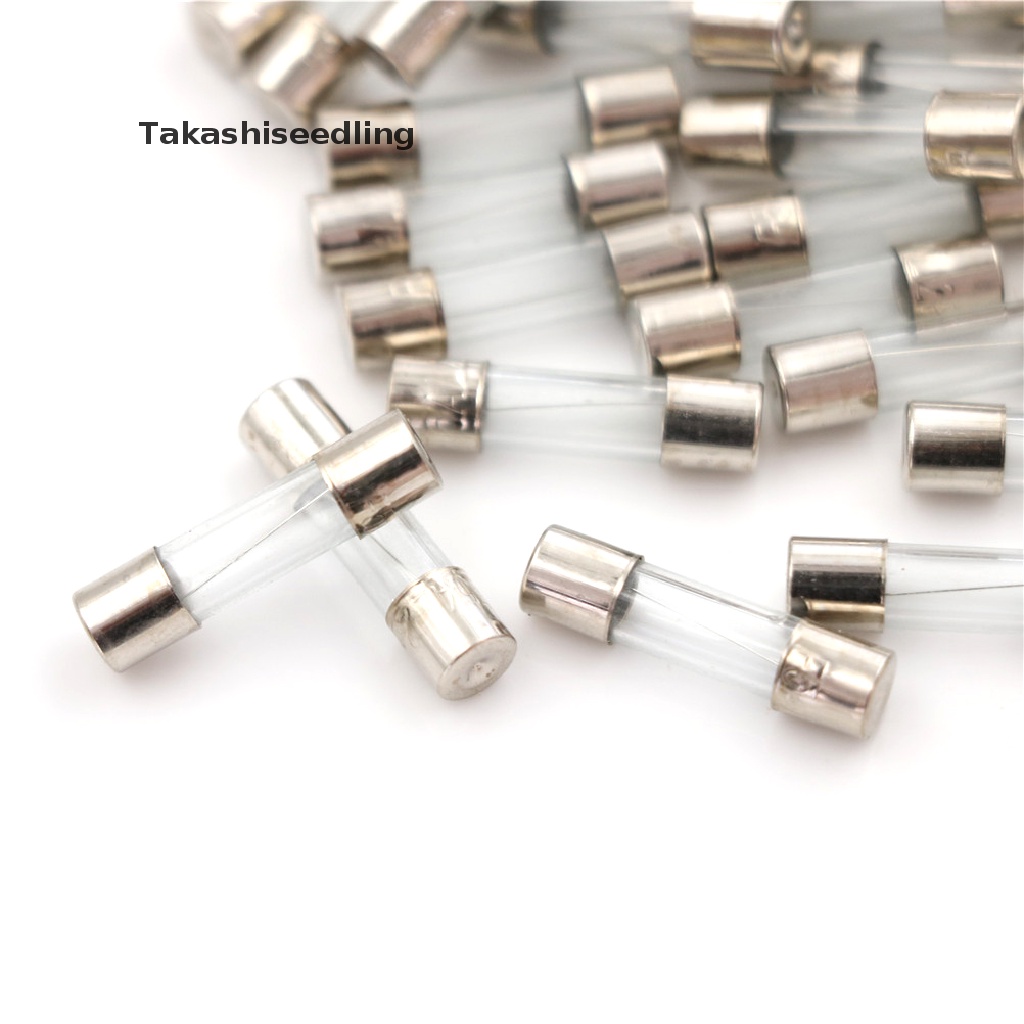 Bộ 100 Linh Kiện Điện Tử 2A 250V 2A 5mm x 20mm F2AL250V Kính