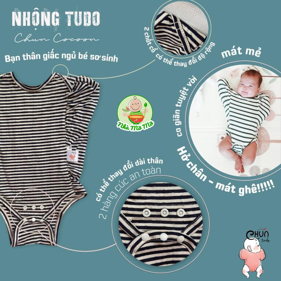 Nhộng Tudo Chũn Cocoon Ôm Giấc Mơ Con - Đại Lý Nhà Mỡ Mỡ - Chính Hãng