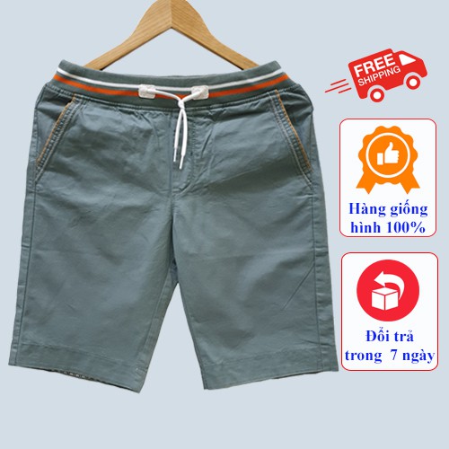 Quần thô ngố nam - Chất Kaki thô dày, mềm đã qua xử lý wash - Thiết kế lưng thun