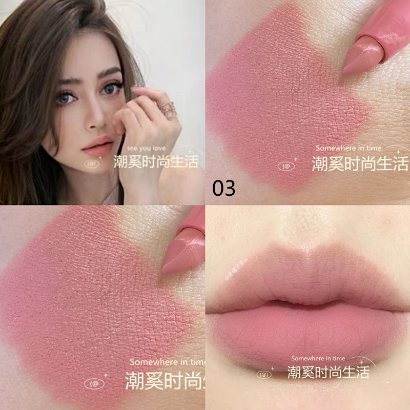 Son Bút Chì Viền Môi Màu Nude Hot Trend Siêu Tây 🌟Son Dạng Gọt🌟