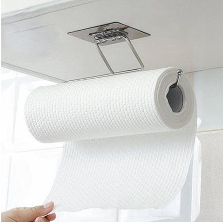 Giá Treo Khăn Giấy Tự Dính Tiện Dụng Cho Nhà Bếp