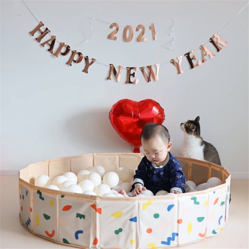 Bể bơi cho bé có thể gập lại, bể trữ đồ chơi cho bé gấp gọn HolaKids Decor