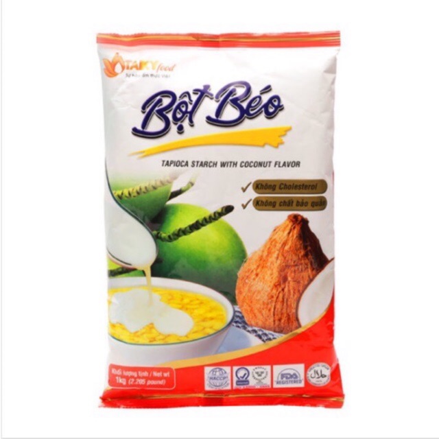Bột béo cốt dừa Tài Ký 1kg (Bìa Đỏ)