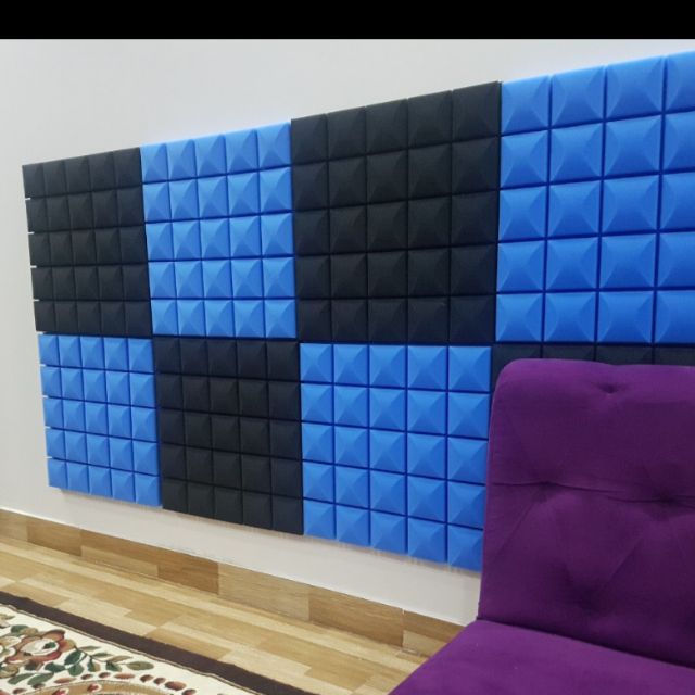 10 Tấm mút tiêu âm.Cách âm .Hình Nấm. Kích thước 1 Tấm 50*50cm dày 5cm