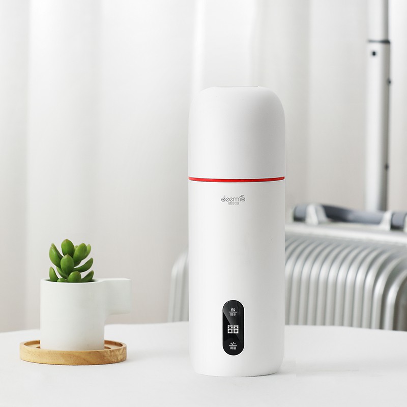 Bình đun nước bằng điện Xiaomi Deerma 350ML cách nhiệt có màn hình hiển thị điều khiển cảm ứng thông minh