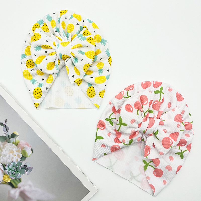 Mũ Trùm Đầu Vải Cotton Mềm Mại Co Giãn Nhiều Màu Sắc Cho Bé