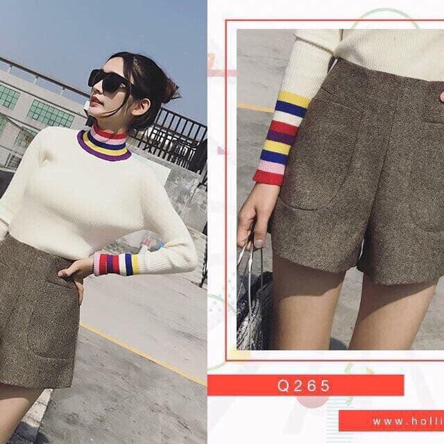 Quần short dạ Top*shop