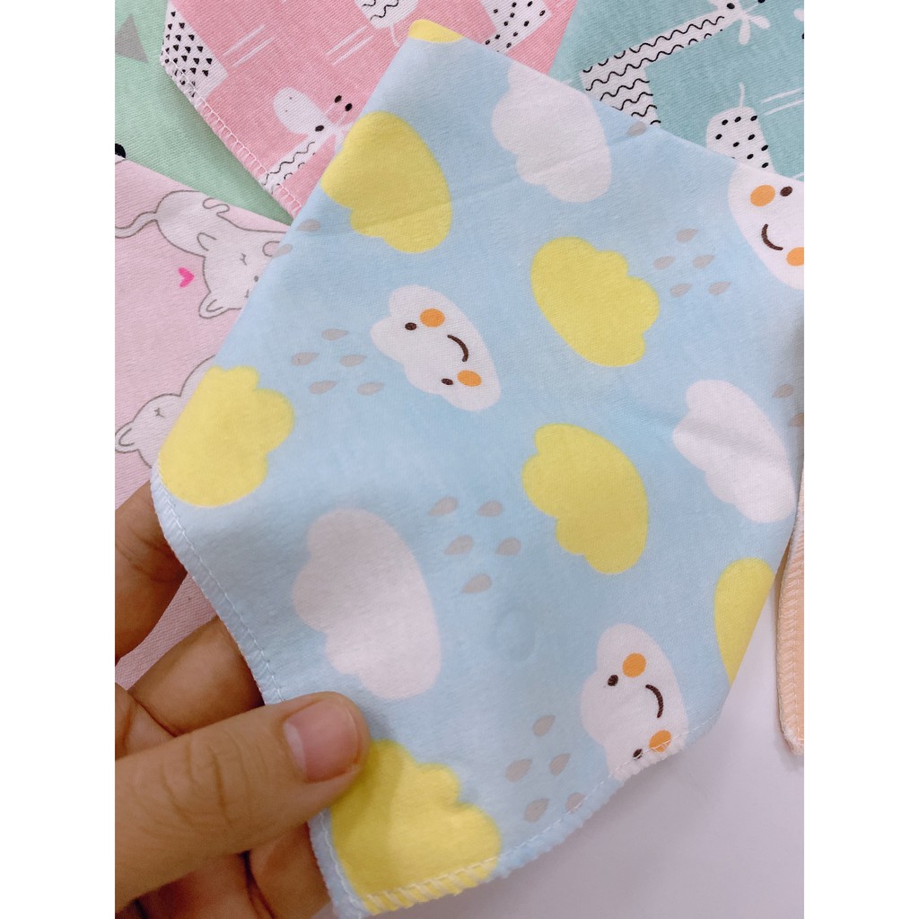 SÉT 10 YẾM MÀU COTTON CHO BÉ GÁI