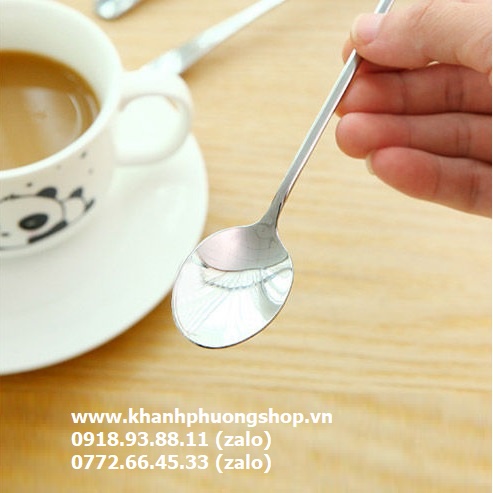 Muỗng cà phê inox loại dài 20cm - muỗng cà phê inox loại dài