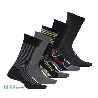 Vớ siêu khử mùi - Set 5 đôi tất Feetures siêu bền cổ dài màu trầm