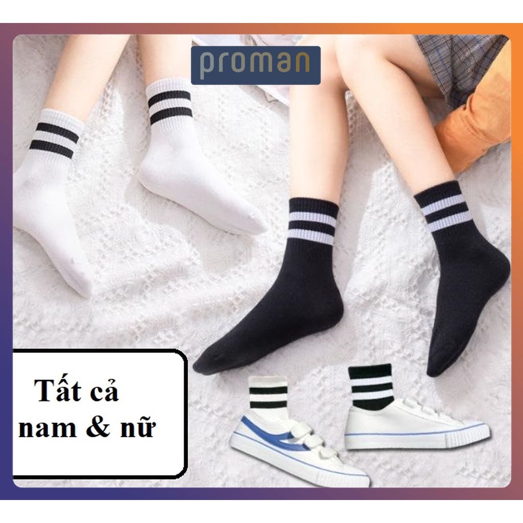 Tất Nam nam cổ ngắn, Vớ Nam Nữ Cổ Ngắn thể thao vớ unisex Siêu Dày Phong Cách Hàn Quốc TAT02 TAT03 PROMAN