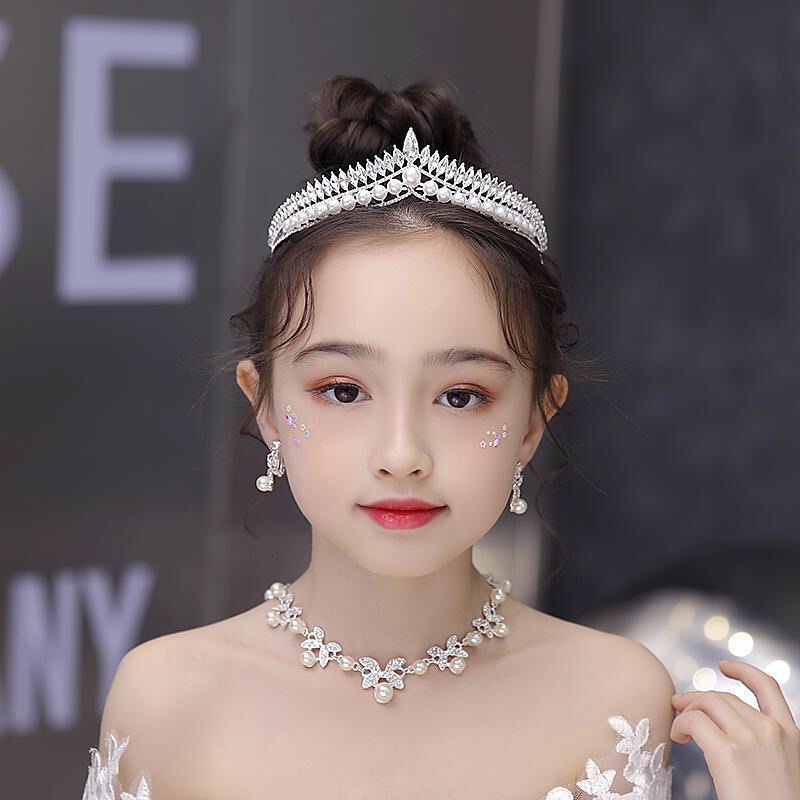 Cài Tóc Vương Miện Đính Đá Pha Lê Siêu Sang Trọng Quý Phái Dàng Cho Cô Dâu