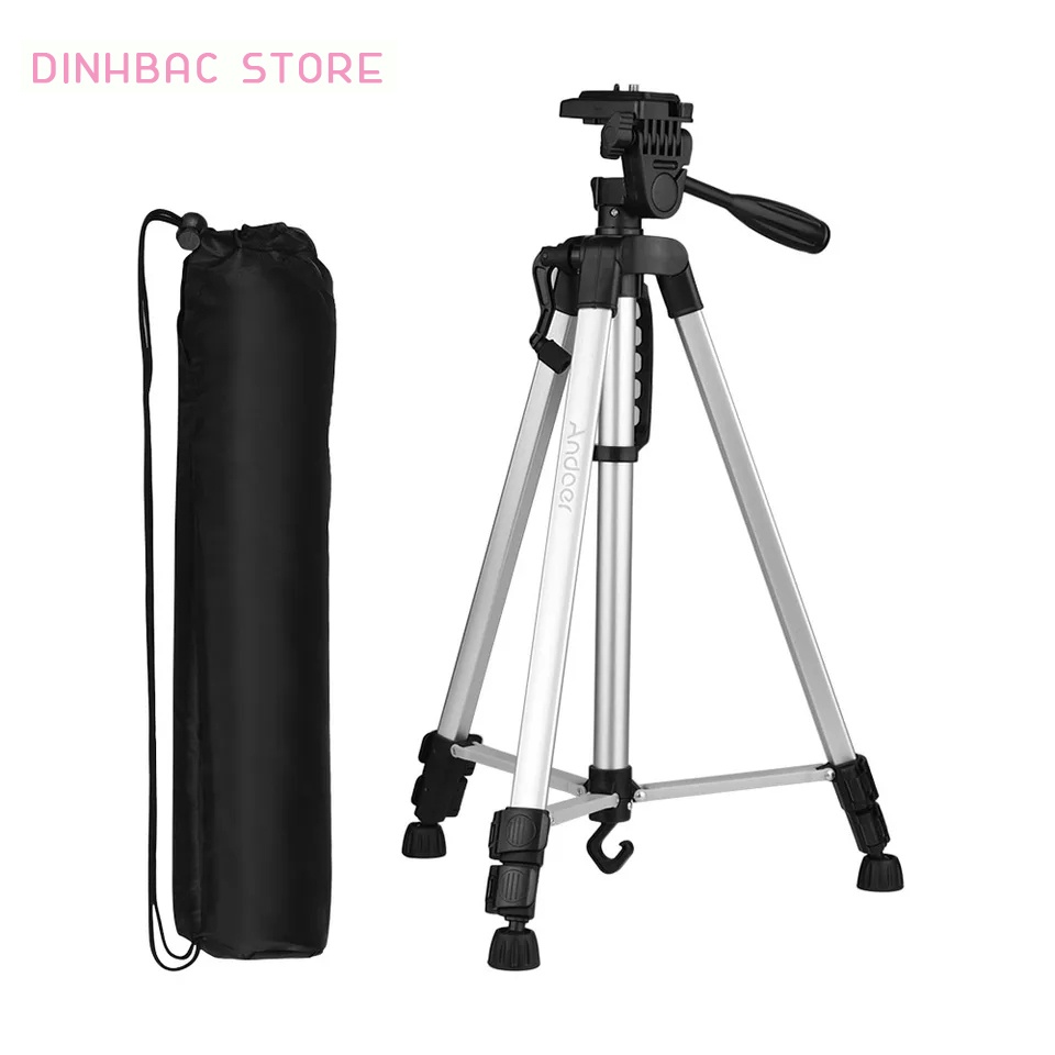 Chân máy ảnh  tripod canon fujifilm điện thoại đa năng bằng kim loại cao 1m5