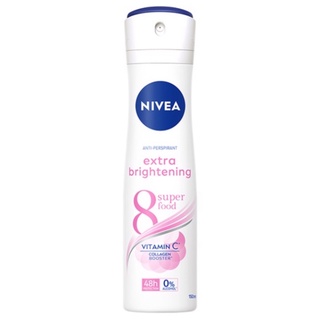 Xịt khử mùi Trắng Mịn Mờ Vết Thâm Nivea Extra Brightening 150 ml