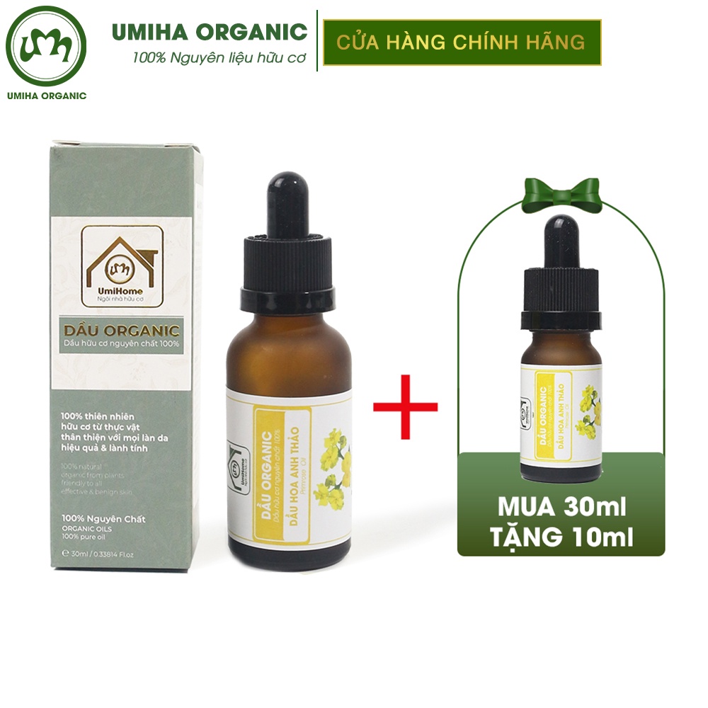 Dầu Hoa Anh Thảo hữu cơ UMIHA nguyên chất | Primrose Oil 100% Organic 10ml