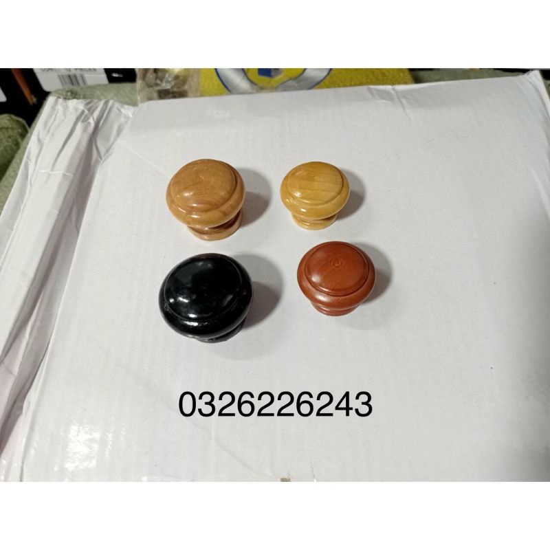 Nụ tủ, tay nắm, tay cầm tủ, ngăn kéo, hộc tủ màu đen, nâu, vàng chất liệu gỗ cao cấp cực sang trọng