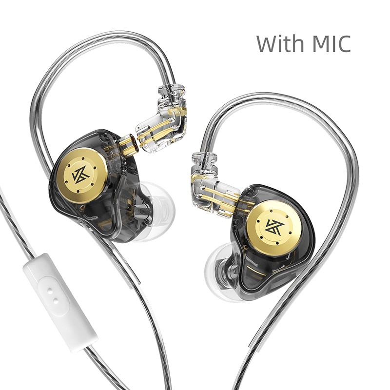 Tai nghe nhét tai KZ EDX PRO có micro / không micro phong cách thể thao chống ồn MT1 ZSN ZST