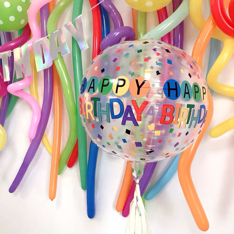 Bong Bóng Hình Trái Banh 4D Trang Trí Tiệc