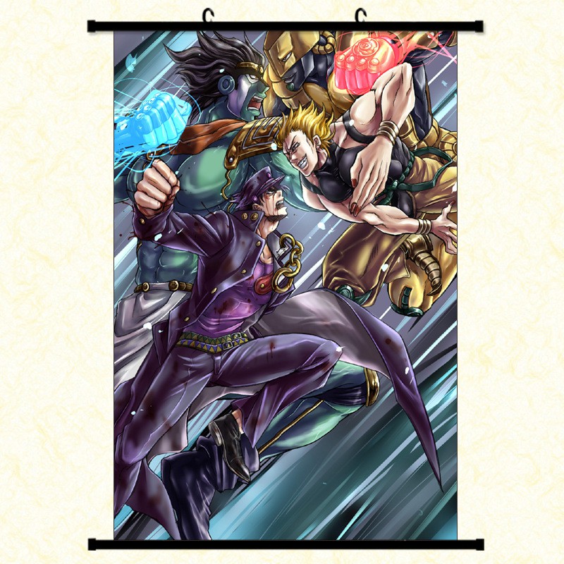 Poster vải anime JoJo Bizarre Adventure 02 30x45 tranh vải