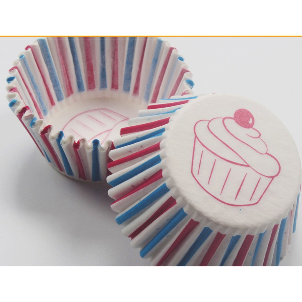 Cup giấy, cup mềm, khuôn Cupcake (Hộp 100 cái)