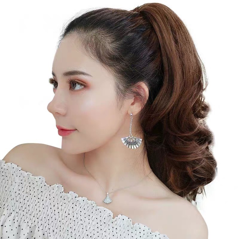 TÓC GIẢ NGOẶM XOĂN NGẮN CAO CẤP.