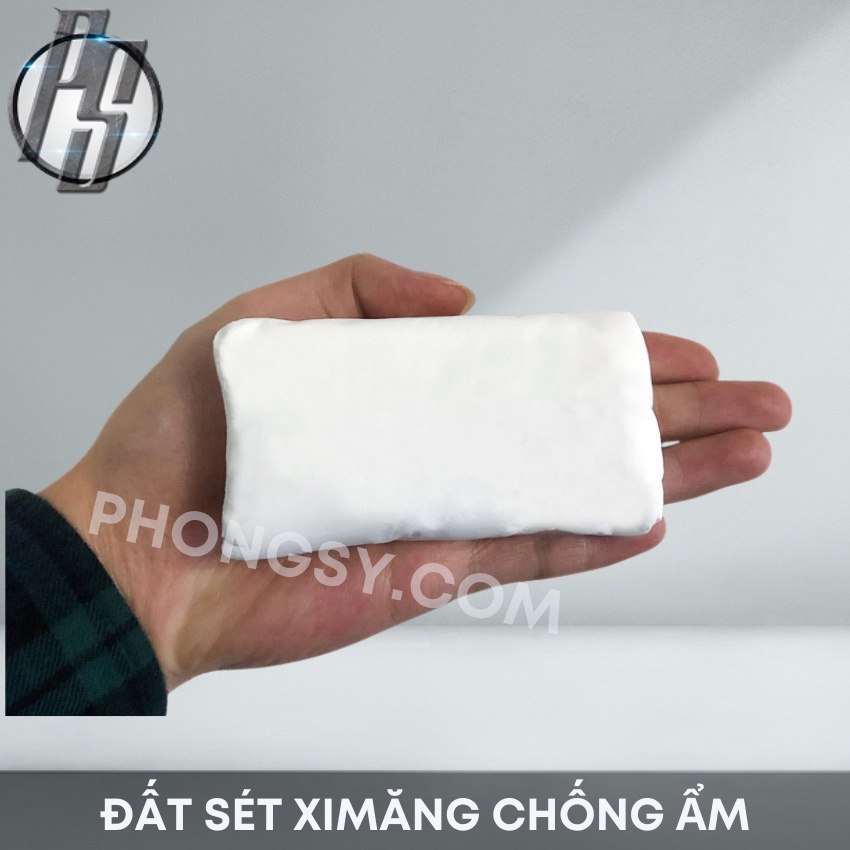 [FreeShip] Xi măng trắng chống thấm cách nhiệt bùn đất sét keo trám tường nhà lỗ điều hoà đường ống nước