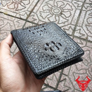 Bóp Da Cá Sấu Đan Viền VD0107