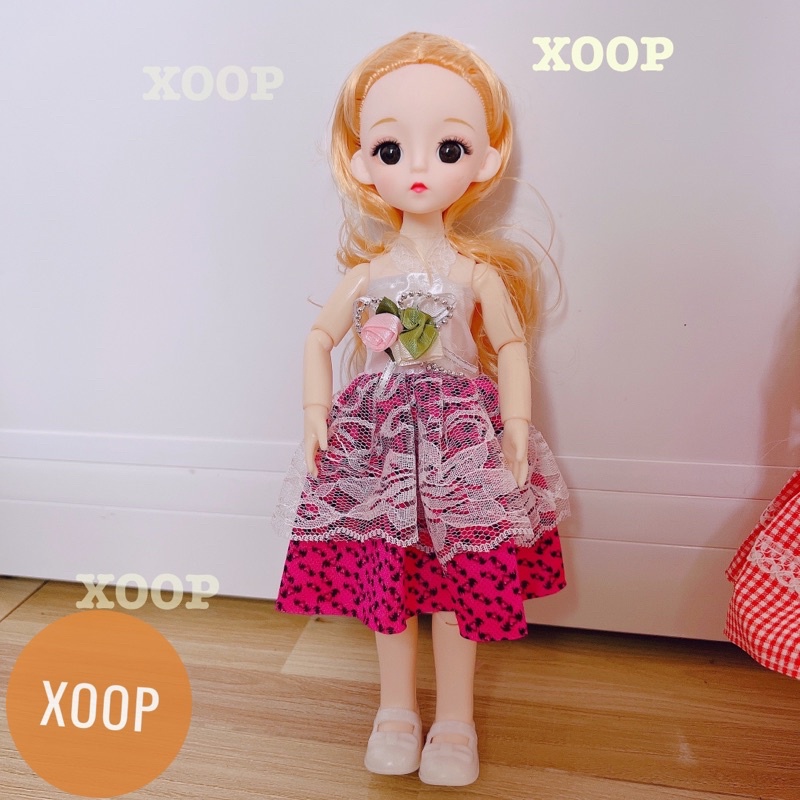Đồ chơi ! Búp bê khớp mắt đá 8 mẫu 30cm cho bé gái