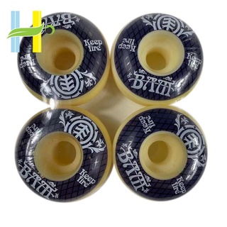 Keepfire 4pcs skateboard wheels 54mm pu 85a for street deck wheel