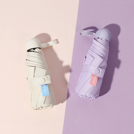 Dù che nắng Unisex nhỏ gọn cầm tay viên nang ô dù che nắng ô dù chống nắng chống tia cực tím - The August Ideas