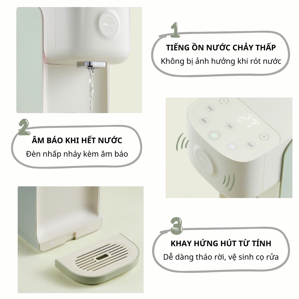 Bình Thuỷ Điện Lọc Nước Đun Nước Để Bàn Bear YSJ-B20V5 Chính Hãng Dung Tích 2L [CMART_GIA DỤNG TIỆN ÍCH]