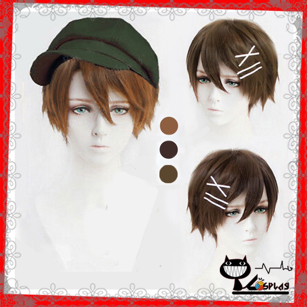 [sẵn] Wig/tóc giả Naib Subedat/Eli Clack - Identity V màu nâu (cơ bản) [Miu Cosplay]