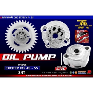 Bơm nhớt ta racing cnc cho ex135 4s / 5s