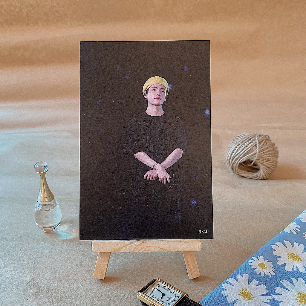 7 tấm Frame Form Foam Formex Dày 5mm kèm giá gỗ BTS- 7 TV Jin, Jimin, Suga, Jungkook, Taehyung, Jhope, RM--