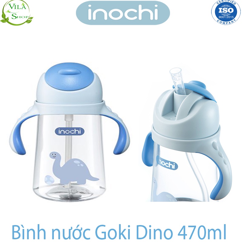 Bình Nước Cho Bé, Bình Nước Đi Học 350ml - 470ml - 520ml Cao Cấp Chính Hãng Inochi Đạt Tiêu Chuẩn Xuất Nhật Châu Âu Eu