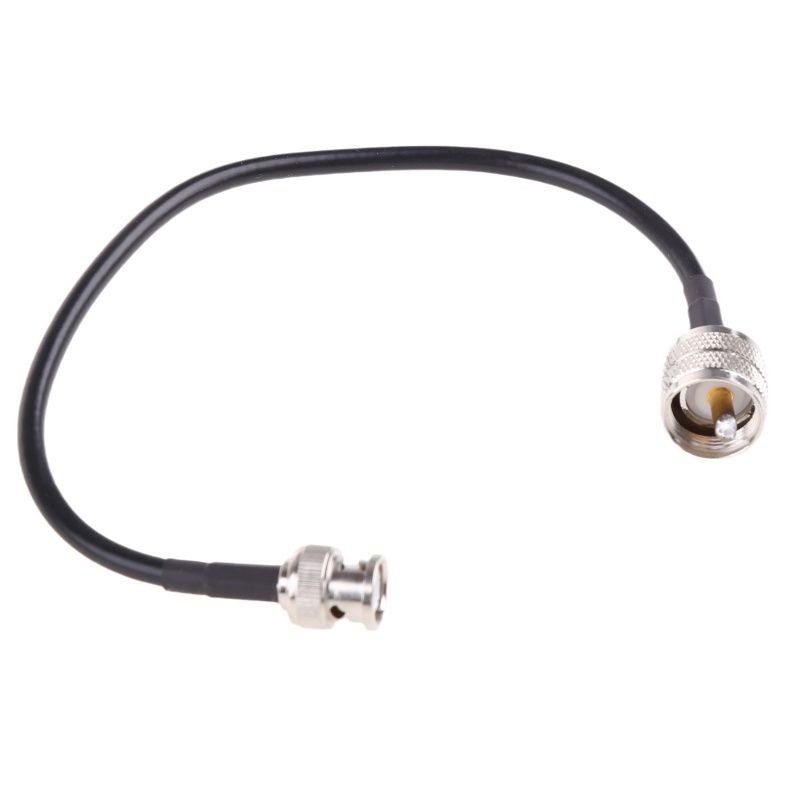 Dây Cáp Đồng Trục Nối Dài UHF PL259 Male Plug Sang BNC Male RG58 30cm Cho Radio CB Ham