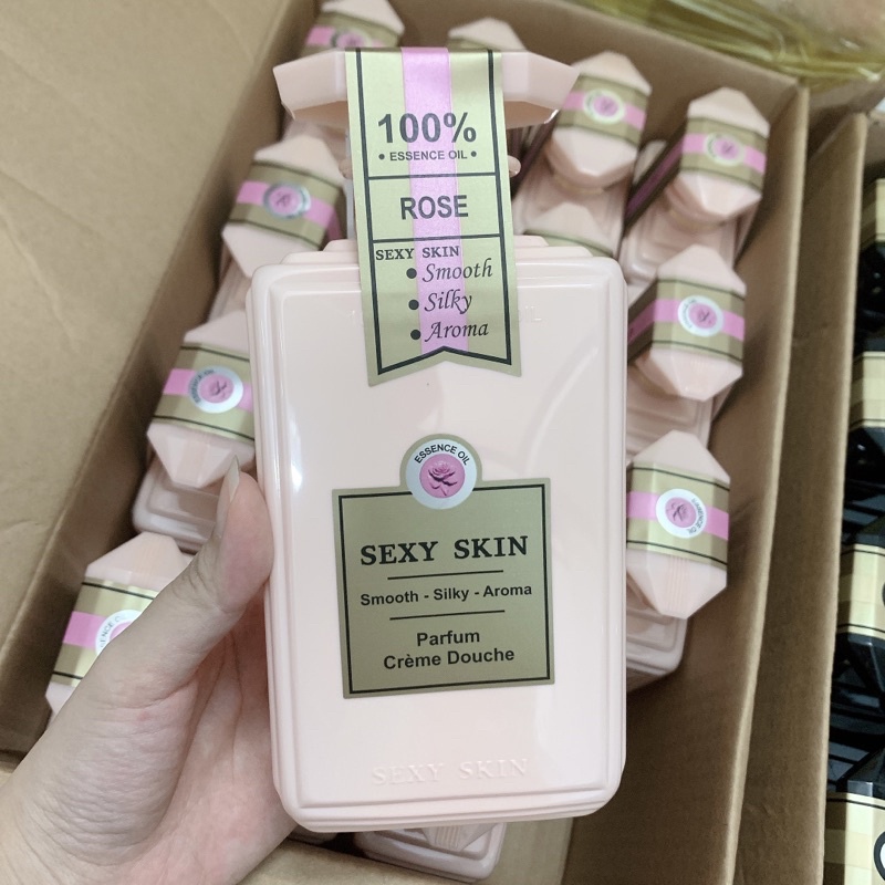 [AUTH, DATE 2024] SỮA TẮM HƯƠNG NƯỚC HOA PHÁP SEXY SKIN 600ML