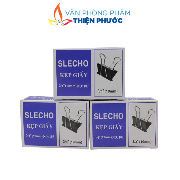 Kẹp bướm giấy kim loại Slecho nhỏ mini nhiều kích cỡ - Kẹp tài liệu gọn gàng THIỆN PHƯỚC