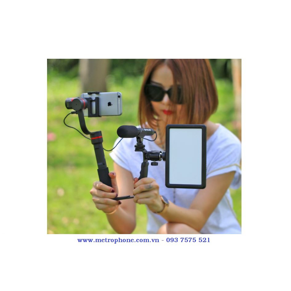 Tay cầm L-Shape quay video dành cho máy ảnh và điện thoại