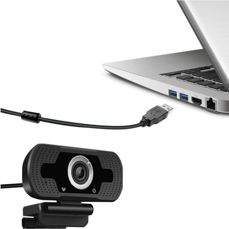 (Hỏa Tốc) Webcam máy tính FullHD 1080p có Mic rõ nét - Thu hình cho máy tính, pc, TV, để bàn - Rõ nét - Chân thực W8