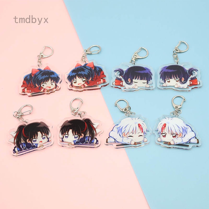 Tmdbyx Móc Khóa Nhựa Acrylic Hình Inuyasha