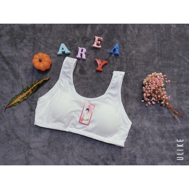 ♥️ Áo Cotton Rẻ ♥️ A227  Áo Bra Áo Lót Lá Cho Học Sinh Có Mút Tháo Ra Được