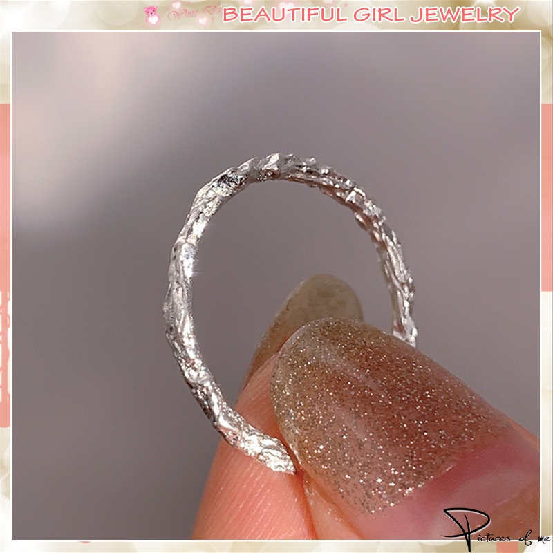 Nhẫn Hở Mạ Bạc 925 Hình Cành Cây Không Phai Màu Thời Trang Cho Nữ