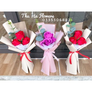 Bó Hoa Sáp 3 Bông Đẹp🌹 (Ảnh Thật 💯%)