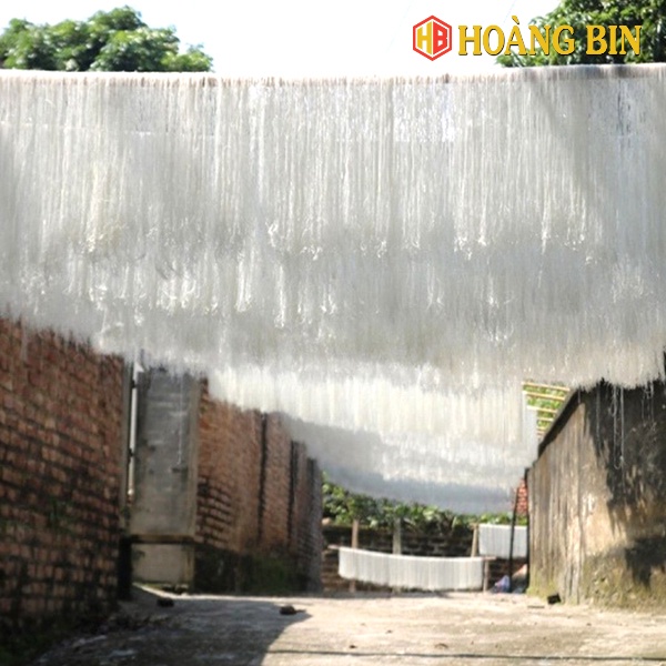 Bún khô Phú Thọ, Mì gạo khô sợi dai nhỏ trắng và nấu không bị nát sản xuất tại làng nghề bún gạo khô truyền thống